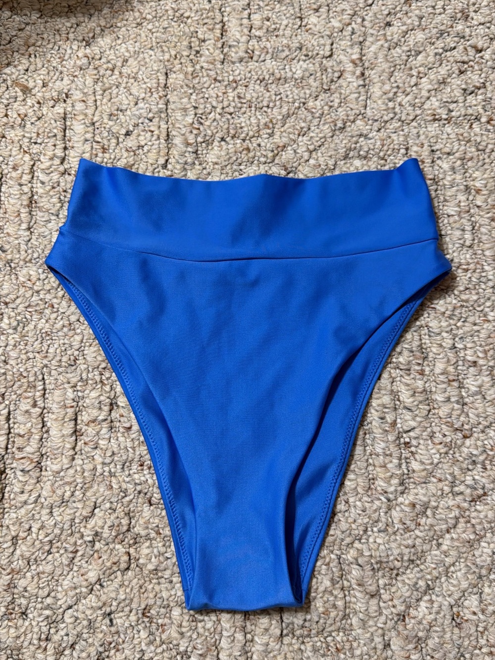 aerie High-Waist Swim Bottom in Royal Blue